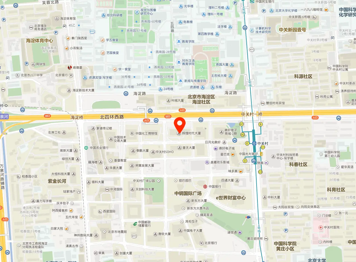 北京辉煌时代地图位置
